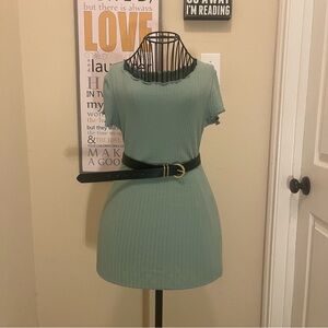 Elegant Green Dress *Belt NOT Included*